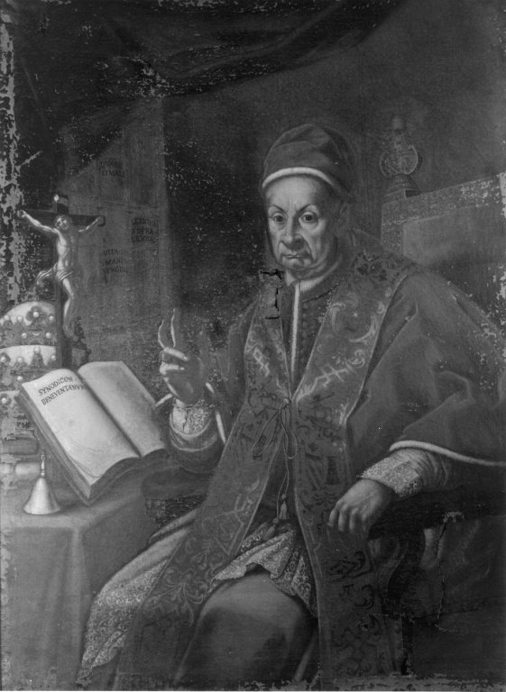 ritratto di papa Benedetto XIII Orsini (dipinto) by Pignoli Carlo (sec. XVIII)